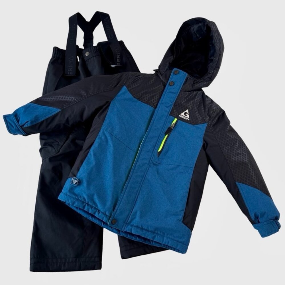 NWOT Gerry Stretch 3 in 1 Winter Jacket & Bibs, Size 7/8